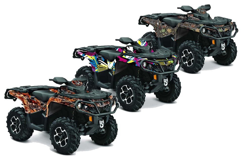 Can Am Outlander XMR / MAX / XT ATV Custom Graphic Kit - 2006-2011