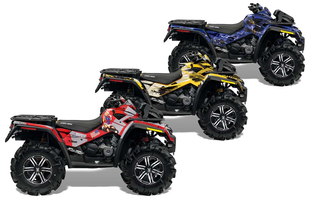 Can Am Outlander XMR 800R ATV Custom Graphic Kit - 2006-2012