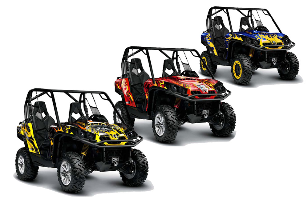 Can-Am Commander 1000 / 800 Custom Graphic Kit - All Years