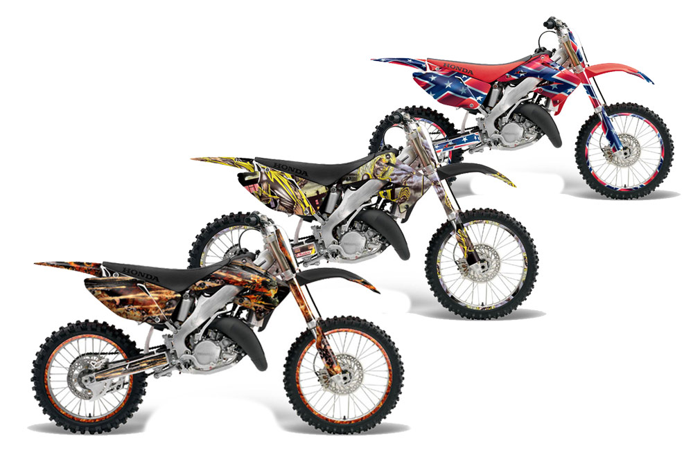 Honda CR250 Dirt Bike Custom Graphic Kit - 1995-2015