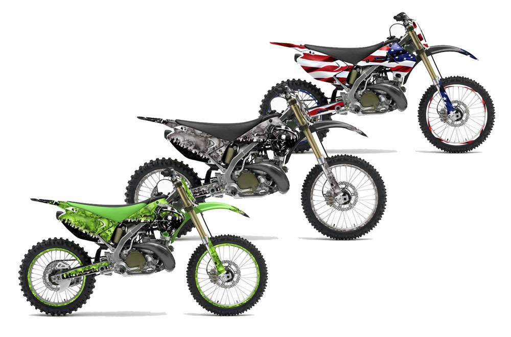 Kawasaki KX250 Dirt Bike Custom Graphic Kit - 2003-2016