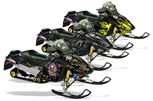 Ski Doo Rev Sled Custom Graphic Kit - 2004-2012