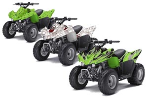 Kawasaki KFX 50/ 90 ATV Custom Graphic Kit - 2007-2021