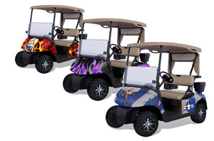 EZ-GO TXT Golf Cart Graphic Kit - 1994-2013 Customize Your Design
