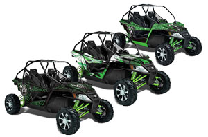 Arctic Cat Wildcat Custom Graphic Kit - 2012-2016