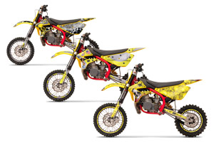 Cobra CX 65 Dirt Bike Custom Graphic Kit - 2007-2011