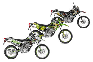 Kawasaki KLX250 Enduro Dirt Bike Graphic Kit