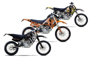 KTM C0 SX 4 Stroke Dirt Bike Custom Graphic Kit - 1993-1997