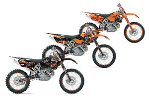 KTM C1 MXC Dirt Bike Custom Graphic Kit - 2003-2004
