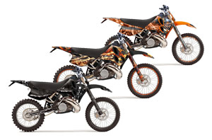 KTM C6 SX 2 Stroke Dirt Bike Graphic Kit