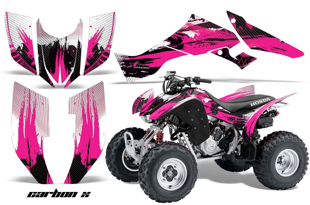 Honda TRX 300EX ATV Graphic Kit - 2007-2013 Carbon X Pink