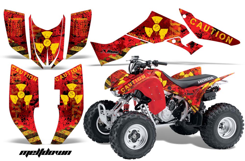 Honda TRX 300EX ATV Graphic Kit - 2007-2013 Meltdown Red