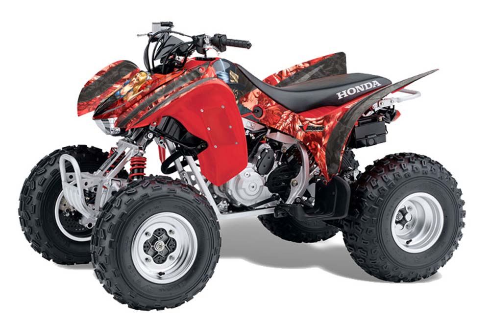 Honda TRX 300EX ATV Graphic Kit - 2007-2013 Mad Hatter Red