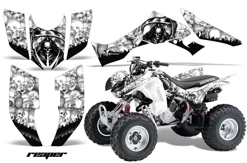 Honda TRX 300EX ATV Graphic Kit - 2007-2013 Reaper White