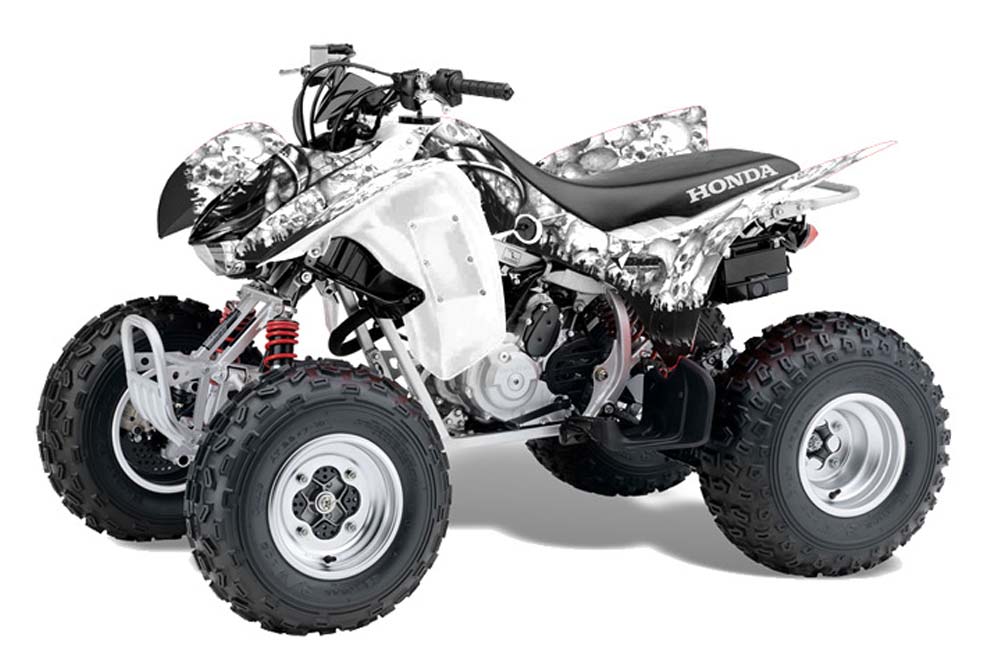 Honda TRX 300EX ATV Graphic Kit - 2007-2013 Reaper White