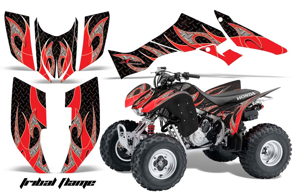Honda TRX 300EX ATV Graphic Kit - 2007-2013 Tribal Flame Red
