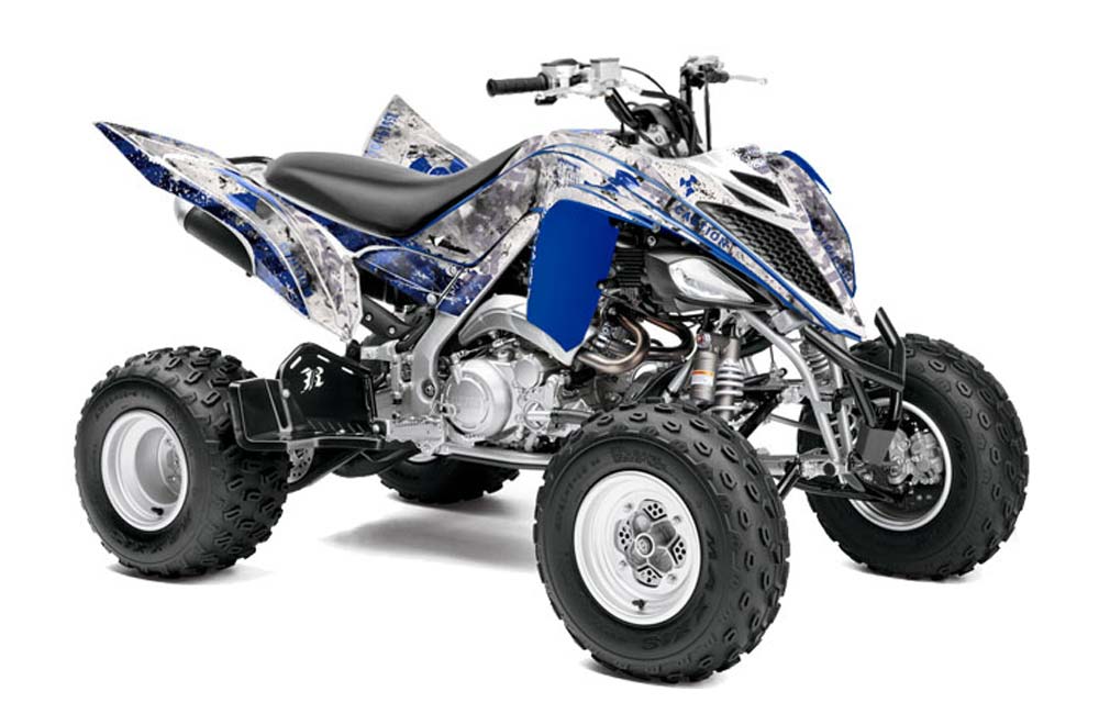 Yamaha Raptor 700 ATV Graphic Kit - 2006-2012 Meltdown Blue