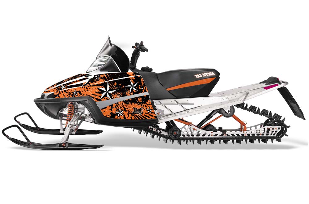 Arctic Cat M Series / Crossfire Sled Graphic Kit - All Years North Star Orange