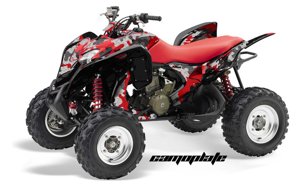 Honda TRX 700 XX ATV Graphic Kit - 2009-2015 Camoplate Red