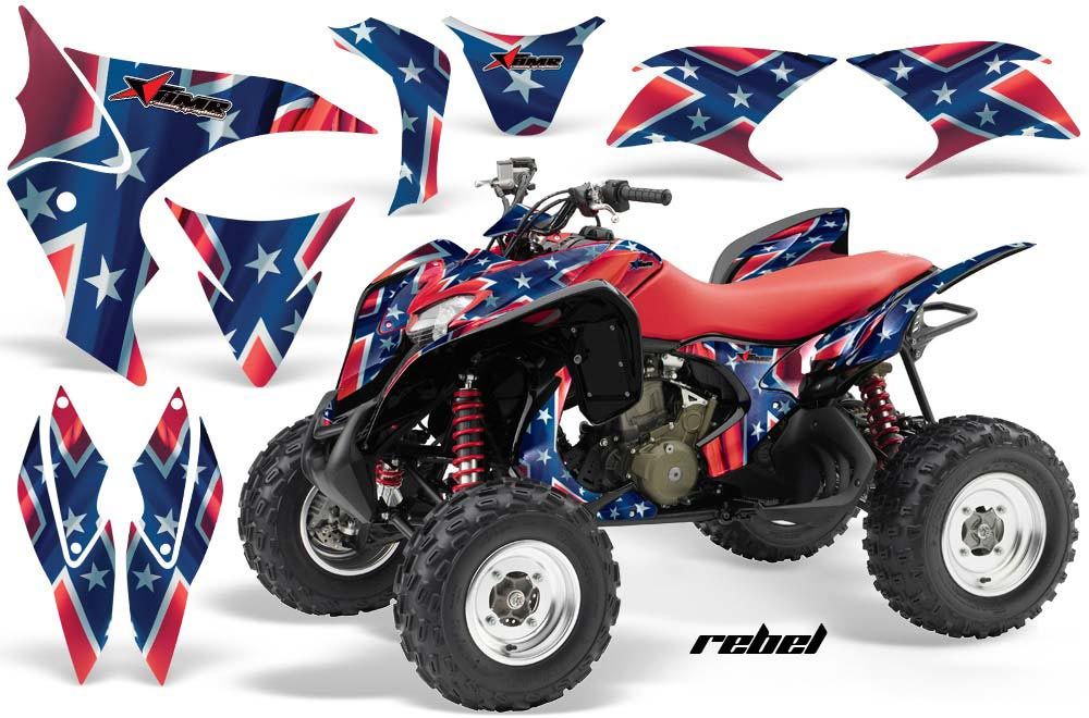 Honda TRX 700 XX ATV Graphic Kit - 2009-2015 Rebel Red