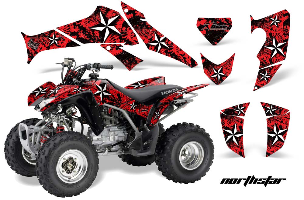 Honda TRX 250EX / 250R / 250X ATV Graphic Kit - 2006-2018 Northstar Red