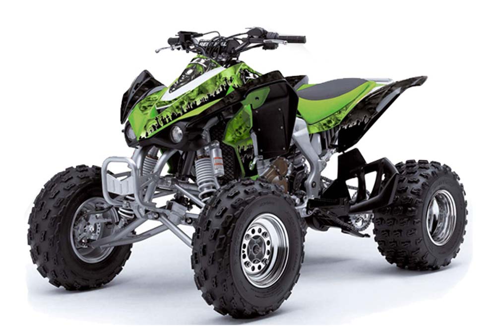 Kawasaki KFX 450 ATV Graphic Kit - 2008-2015 Reaper Green