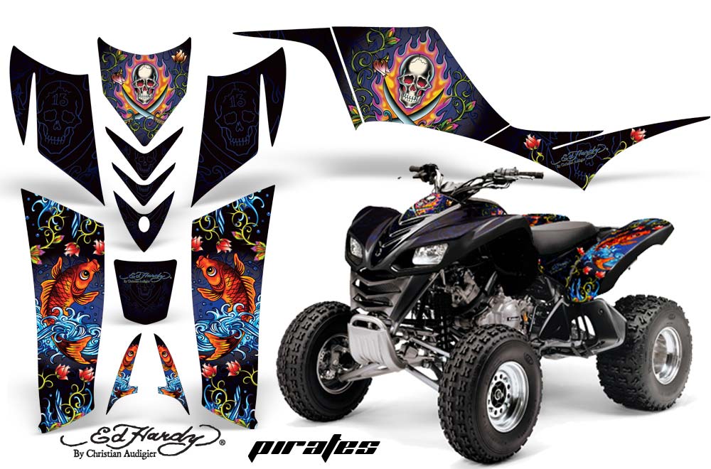 Kawasaki KFX 700 ATV Custom Graphic Kit - 2004-2009