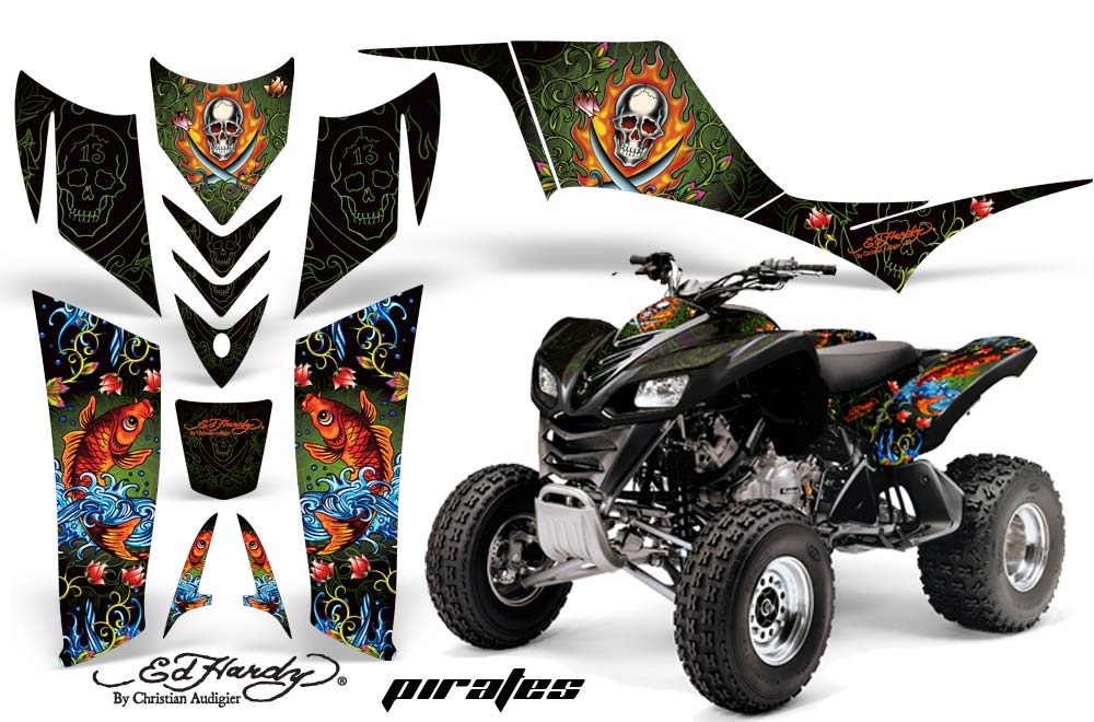 Kawasaki KFX 700 ATV Custom Graphic Kit - 2004-2009