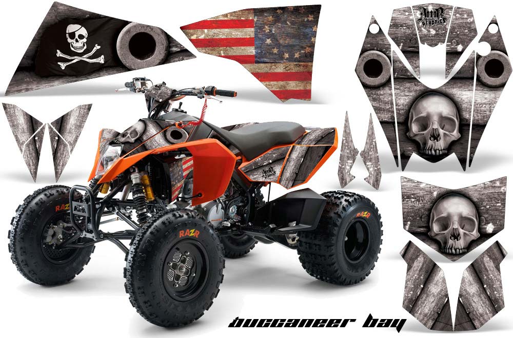 KTM 450 / 505 / 525 ATV Custom Graphic Kit - 2008-2010