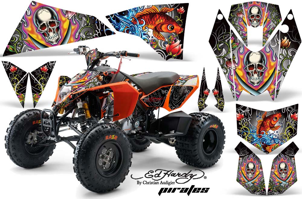 KTM 450 / 505 / 525 ATV Custom Graphic Kit - 2008-2010