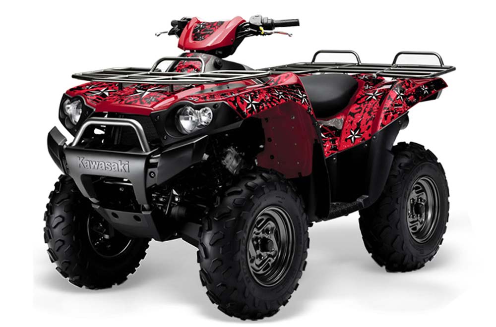 Kawasaki Brute Force 750 / 750i ATV Graphic Kit - 2005-2011 Northstar Black