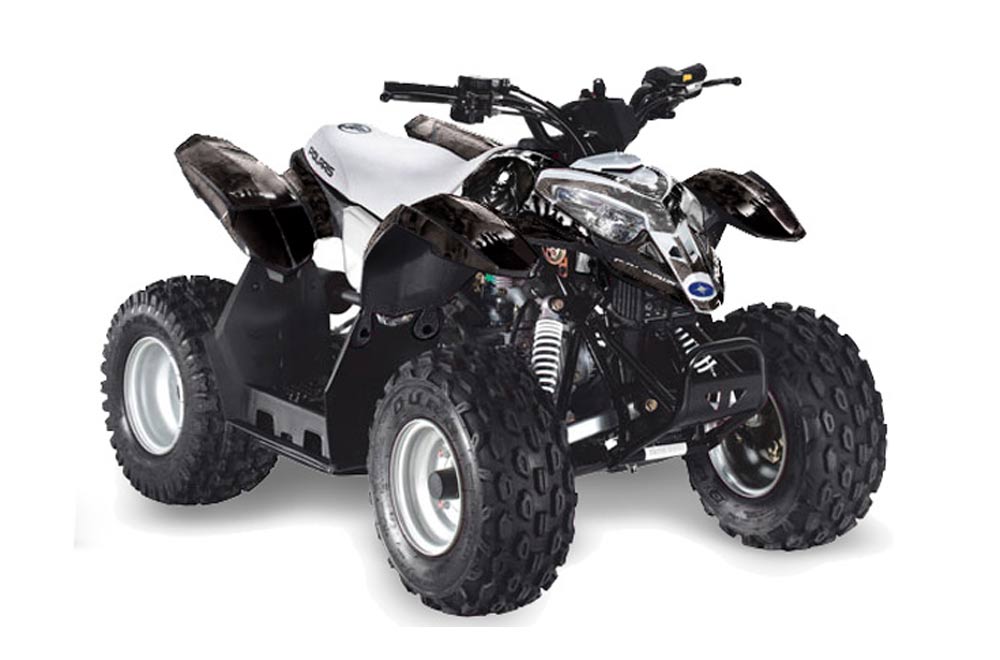Polaris Predator 50 ATV Graphic Kit - All Years Reaper Black