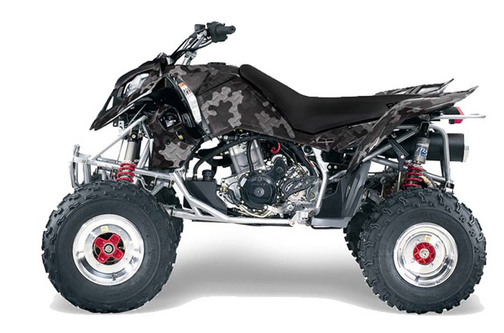 Polaris Outlaw 450 / 500 / 525 ATV Graphic Kit - 2006-2008 Camoplate Black