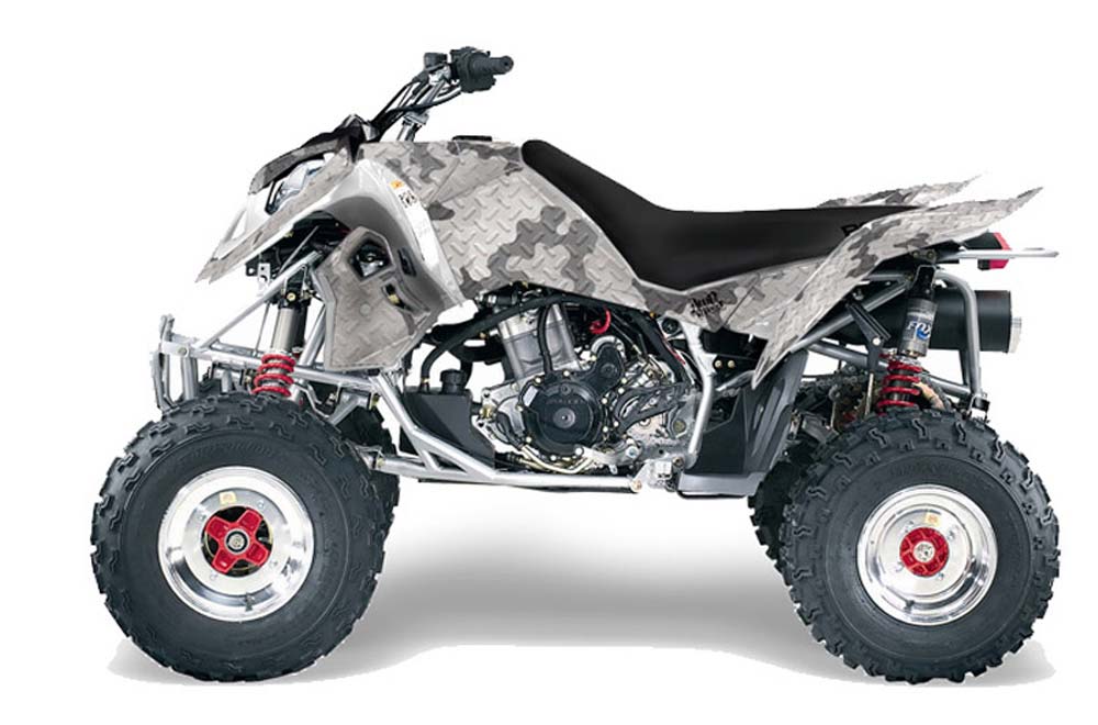 Polaris Outlaw 450 / 500 / 525 ATV Graphic Kit - 2006-2008 Camoplate White