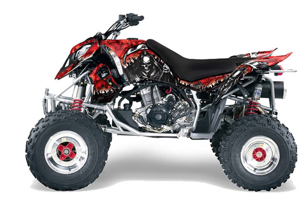 Polaris Outlaw 450 / 500 / 525 ATV Graphic Kit - 2006-2008 Reaper Red