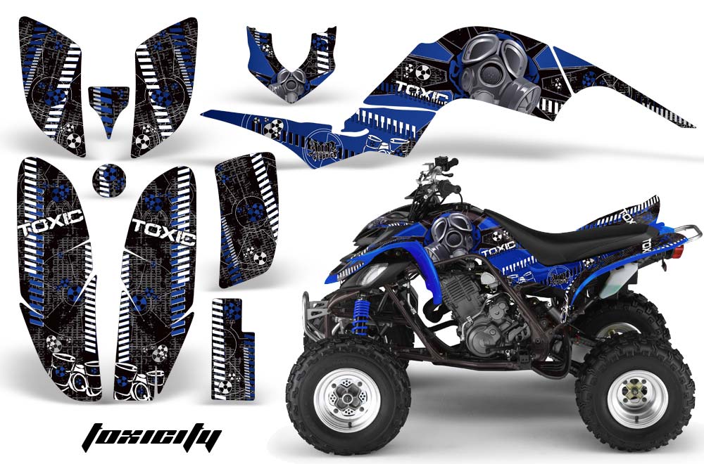 Yamaha Raptor 660 ATV Graphic Kit - 2001-2005 Toxicity Blue