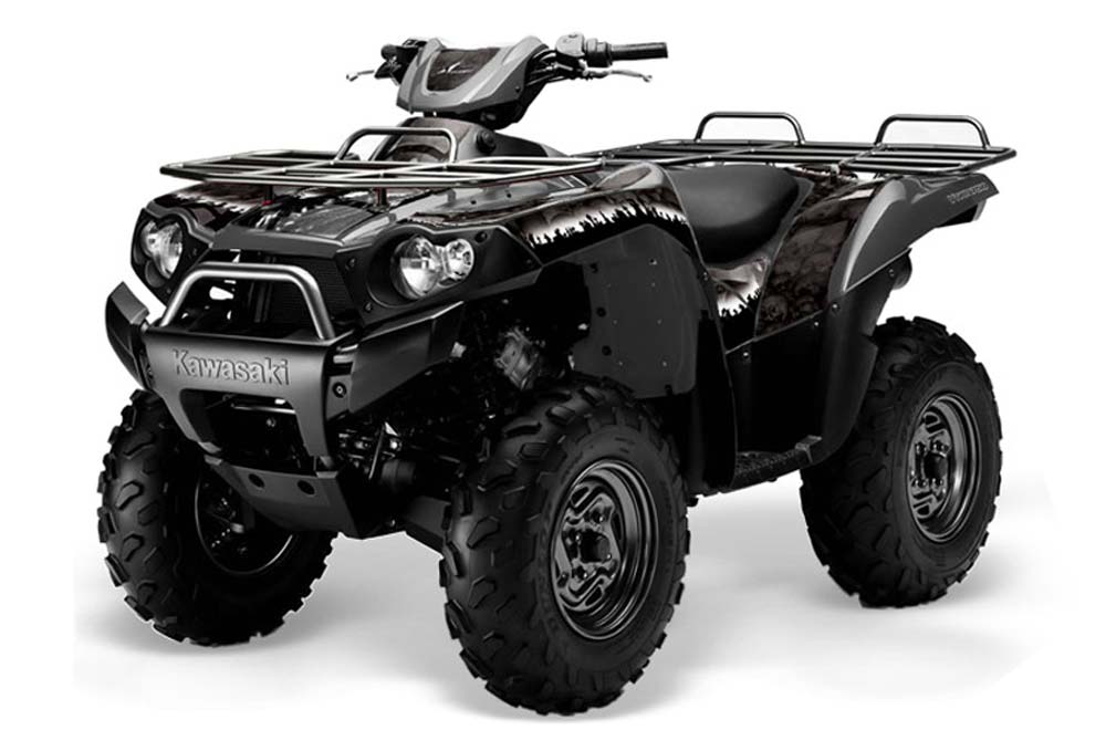 Kawasaki Brute Force 750 / 750i ATV Graphic Kit - 2005-2011 Reaper Black