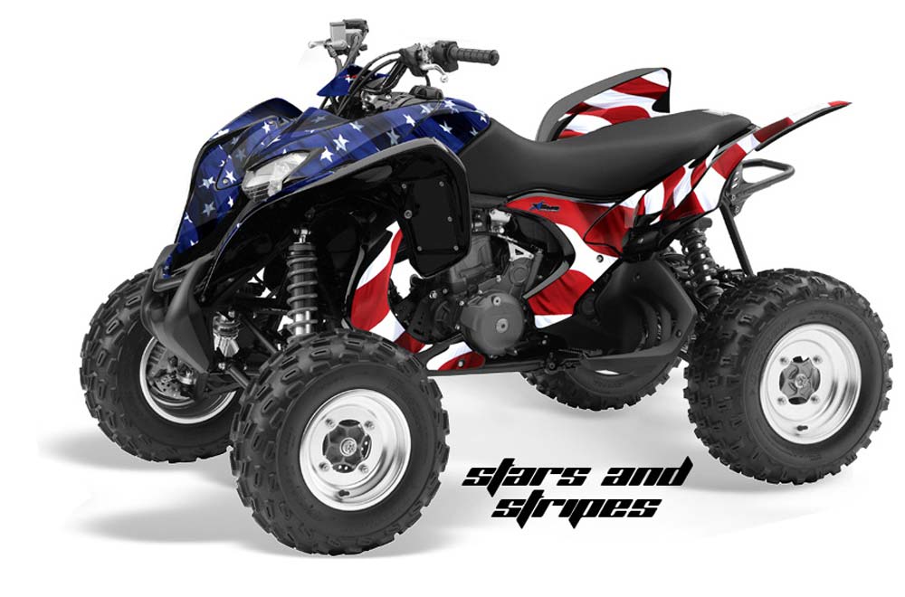 Honda TRX 700 XX ATV Graphic Kit - 2009-2015 Stars n Stripes Red
