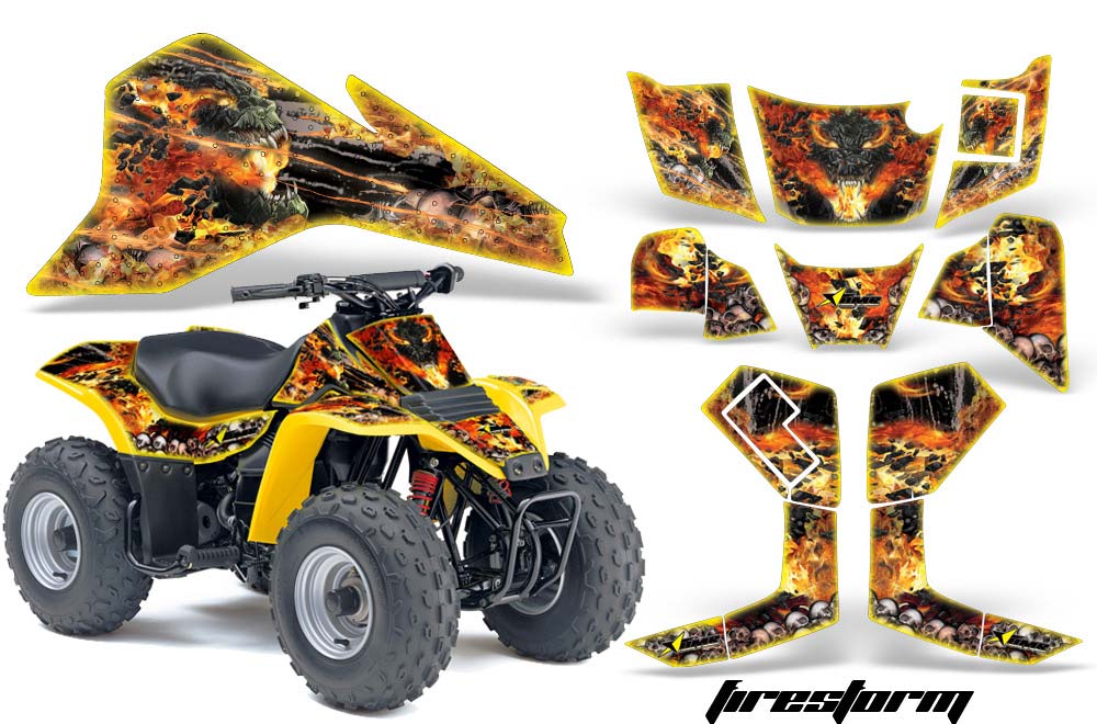 Suzuki QuadSport LT 80 ATV Custom Graphic Kit - 1987-2006