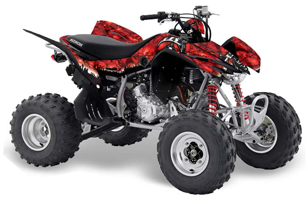 Honda TRX 400 EX ATV Graphic Kit - 2008-2016 Reaper Red