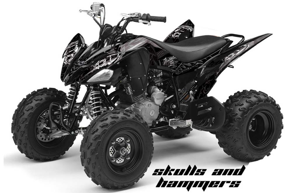Yamaha Raptor 250 ATV Graphic Kit - 2008-2014 Huntington Ink Black