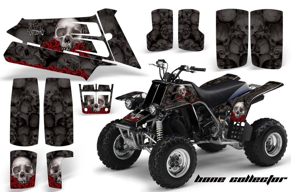 Yamaha Banshee 350 (Full Bore Plastics) ATV Graphic Kit - All Years Bone Collector Black