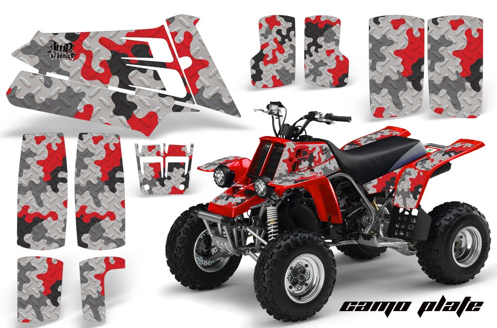 Yamaha Banshee 350 (Full Bore Plastics) ATV Graphic Kit - All Years Camoplate Red