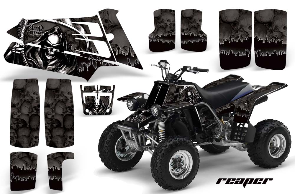 Yamaha Banshee 350 (Full Bore Plastics) ATV Graphic Kit - All Years Reaper Black