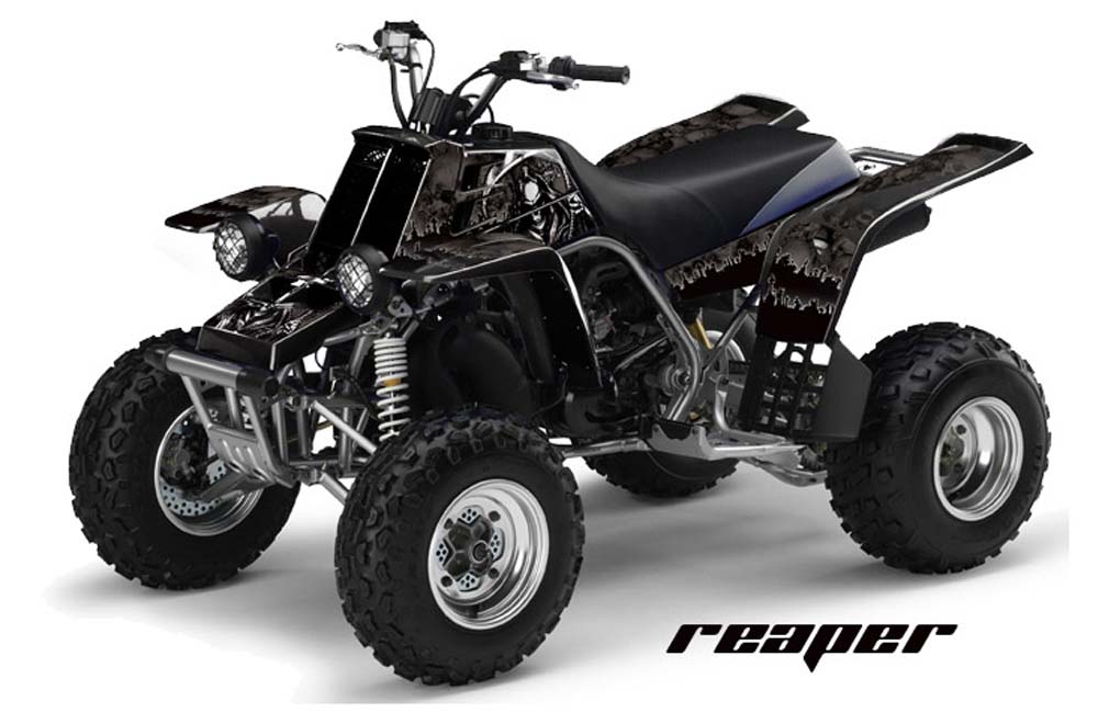 Yamaha Banshee 350 (Full Bore Plastics) ATV Graphic Kit - All Years Reaper Black