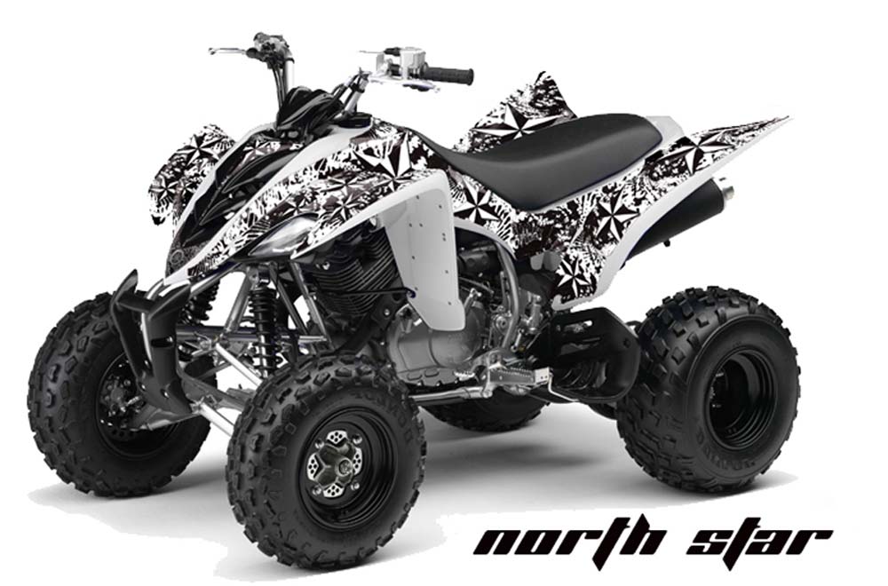 Yamaha Raptor 350 ATV Graphic Kit - 2004-2014 Northstar White