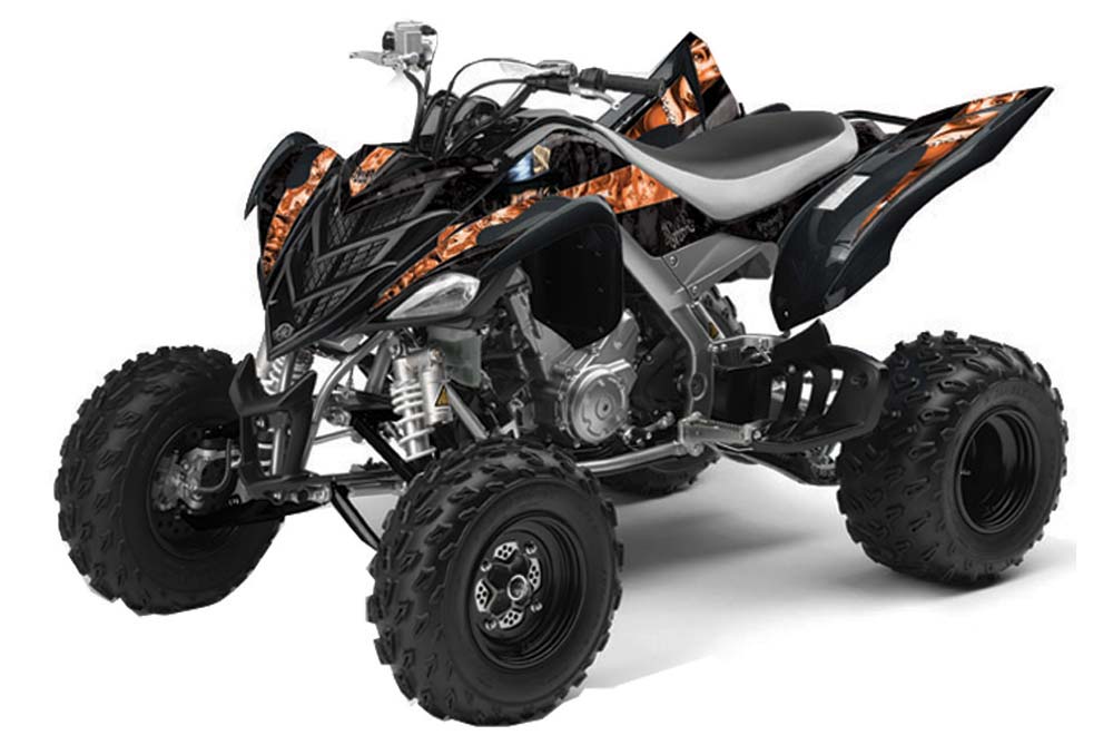 Yamaha Raptor 700 ATV Graphic Kit - 2006-2012 Mad Hatter Black