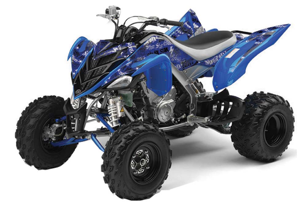 Yamaha Raptor 700 ATV Graphic Kit - 2006-2012 Silver Star - Silverhaze Blue