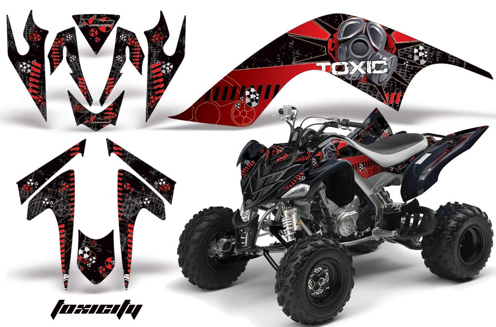 Yamaha Raptor 700 ATV Graphic Kit - 2006-2012 Toxicity Red
