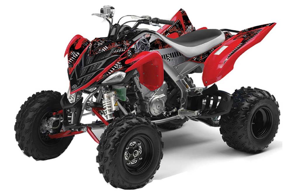 Yamaha Raptor 700 ATV Graphic Kit - 2006-2012 Toxicity Silver